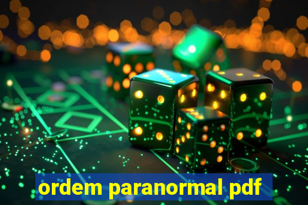 ordem paranormal pdf